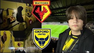 FOOTBALL HAS RETURNED Watford VS Oxford Utd football vlog [upl. by Key734]