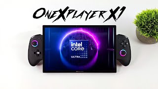 ONEXPLAYER X1 First Look Hands On With The First Intel Core Ultra Handheld [upl. by Combes658]