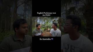 ENGLISH PROFICIENCY TEST FOR PHD IN AUSTRALIA 🇦🇺 australia [upl. by Llenrup524]