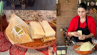 Tamales de Puerco en Salsa Verde  Receta Navideña  La Herencia de las Viudas [upl. by Urquhart]