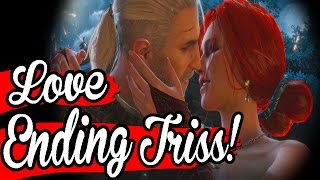 The Witcher 3 Walkthrough Part 63 TRISS MERIGOLD LOVE CHOICE ENDING  Quest Blinding Obvious [upl. by Fosdick693]