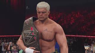 KO vs Cody Rhodes Saturday Nights Main Event 121424 WWE 2024 [upl. by Emlyn]