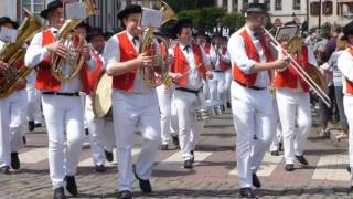 Trachtenfest Wissembourg  Pfingsten 2017 2 Umzug [upl. by Erlene]