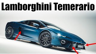 Lamborghini Temerario  CLOSER LOOK Technical Analysis [upl. by Yrollam]