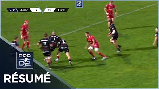 PRO D2 Saison 20242025 J09  Résumé Stade Aurillacois  Oyonnax Rugby [upl. by Linell]