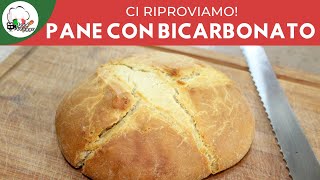 PANE SENZA LIEVITO con bicarbonato fatto in casa ci riprovo FUNZIONA  FoodVlogger [upl. by Gnirol]