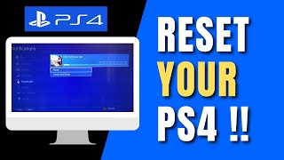 How To Reset PS4 [upl. by Adnirak574]