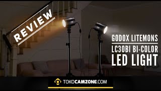 TINY Powerful Light for YouTube Videos  Godox Litemons LC30D and LC30Bi [upl. by Bolitho]