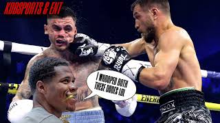 Lomachenko beat the breaks off of kambosos post fight reaction [upl. by Malita797]