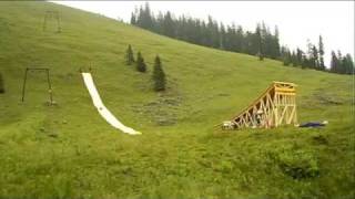 Slip and Fly  Amazing Waterslide Jump [upl. by Einavoj]