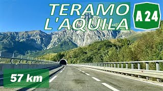 A24  TERAMO  LAQUILA  Autostrada dei Parchi [upl. by Marty]