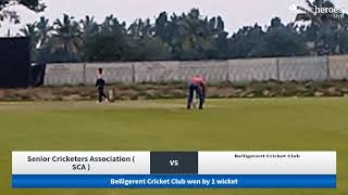 Live Cricket Match  Senior Cricketers Association  SCA  vs Belligerent Cricket Club  30Nov24 0 [upl. by Orion647]