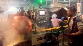 QUANTUM170 STEAMY CAN SEAMING MACHINE FOR CANNED FRUIT [upl. by Aihsilef197]