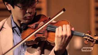 WGBH Music Soovin Kim plays Bachs quotPartita No 2 for Violin in D minorquot [upl. by Nauhs]