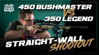 350 Legend vs 450 Bushmaster – The StraightWall Shootout [upl. by Aineles]