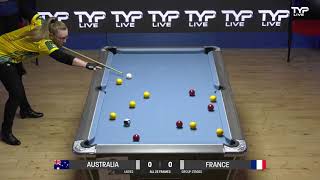 Australia v France  Ladies  2024 BI World Blackball Championship Bridlington Spa [upl. by Lajet]