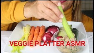 VEGGIE PLATTER ASMR [upl. by Stoops]