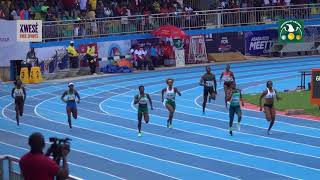 Caster Semenya wins womens 400m final at the 2018 African Athletics Championships Asaba [upl. by Amhser]