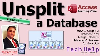 How to Unsplit a Database and Merge Tables in Microsoft Access for Solo Use [upl. by Shah]