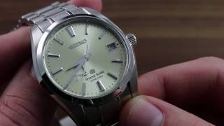 Grand Seiko SBGA001 Spring Drive Automatic Showcase Review [upl. by Miahc]