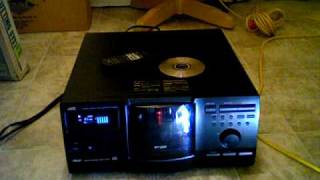 JVC 200 disc automatic CD changer demonstration XLMC222 [upl. by Bancroft757]