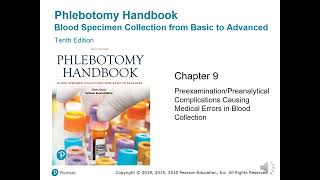 Chapter 9 PreexaminationPreanalytical Complications Phlebotomy Lecture [upl. by Solrak]