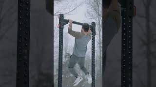 Snow PullUps REP Fitness Oxylus Yoke Workout [upl. by Nnylrats]