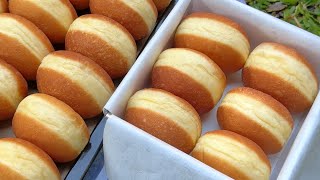 Tanpa Cetakan Donat Tanpa Bread Improver Resep Dan Cara Ini Bikin Donatku Berwhite Ring Tinggi [upl. by Ailegave]