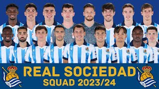 REAL SOCIEDAD Squad Season 202324  Real Sociedad  FootWorld [upl. by Diella510]