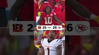 Chiefs Clinch Victory in a Thrilling OnePoint Win Over the Bengals 🏈🔥 [upl. by Akinot]