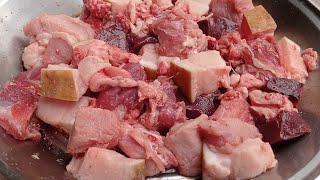 Easy Pork Recipes ।। Pork recipes in Indian Style by SD Big Dream [upl. by Dlonyer]