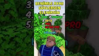 Benimle aynisini soylersen elenirsin trendingshorts kesfetbenionecikar keşfet [upl. by Sitoiganap418]