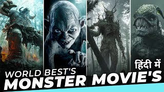 TOP 5 Greatest Giant Movie Monsters  Biggest Movie Monsters Explained in Hindi  Part  2 [upl. by Verdie]