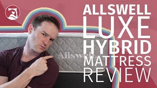 Allswell Luxe Hybrid Mattress Review  A Comfortable Value [upl. by Airuam]