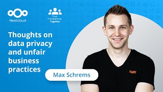 Max Schrems  Thoughts on EU Data Privacy  Nextcloud Conference 2023 [upl. by Marleen550]