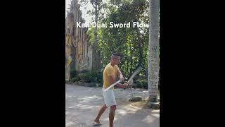 Double Sword Flow Kali  Arnis  Eskrima [upl. by Lashond]