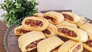 Ricetta Settembrini biscotti ripieni di fichi e mandorle  in cucina con ivana [upl. by Neelear]