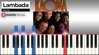 Lambada Chorando Se Foi  Kaoma  Piano Tutorial [upl. by Anpas57]