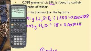 Hydrate Calculations [upl. by Valentino]