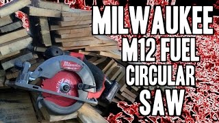 Milwaukee M12 FUEL 538quot Circular Saw 253020  253021XC [upl. by Nrek]