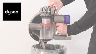 How to empty the bin on Dyson V8™ Cordfree vacuums [upl. by Wj578]