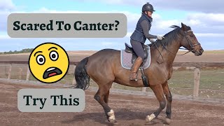 How To Canter On A Horse Without Fear [upl. by Eiramassenav]