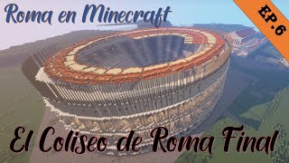 📐🏛 Construcciones en Minecraft  Roma  Coliseo Parte FINAL [upl. by Handal]