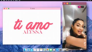 ALYSSA  Ti amo Official Music Video [upl. by Acinok]