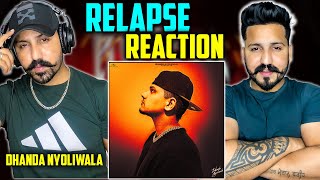 Reaction On Dhanda Nyoliwala  Relapse Official Audio [upl. by Shena]