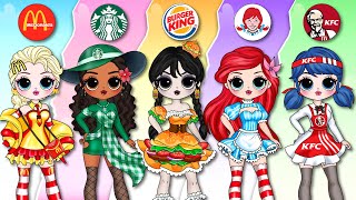 Paper Story  How To Make Food Brand Fashion Growing Up Full In Real Life  Fashion Paper Story [upl. by Vange349]