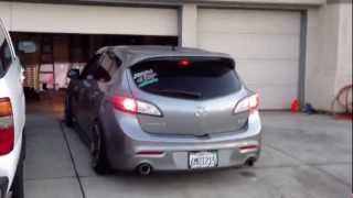 Slammed 2010 Mazda 3 25 hellaflush Corksport [upl. by Keithley]