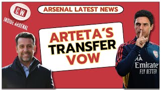 Arsenal latest news Artetas transfer vow  Lokonga exit  Tavares deal  Setford talks [upl. by Ecertap626]