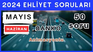 2024 Ehliyet Sınav Soruları  Mayıs Haziran Çıkmış Ehliyet Soruları [upl. by Esertal193]