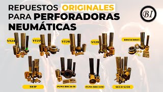 REPUESTOS ORIGINALES PARA PERFORADORAS NEUMÁTICAS  BAHAMONDE INGENIEROS [upl. by Ihcelek86]